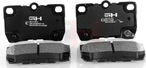 GH GH-412015 - Brake Pad Set, disc brake autospares.lv