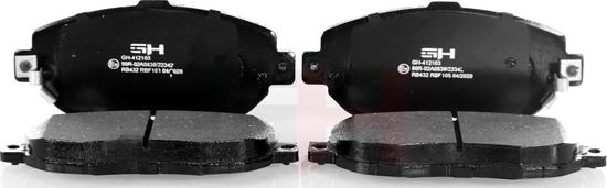 GH GH-412103 - Brake Pad Set, disc brake autospares.lv