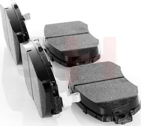 GH GH-412103 - Brake Pad Set, disc brake autospares.lv