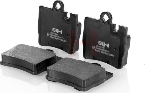 GH GH-412349 - Brake Pad Set, disc brake autospares.lv