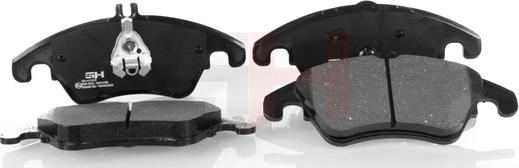 GH GH-412342 - Brake Pad Set, disc brake autospares.lv