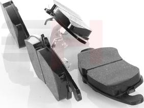 GH GH-412342 - Brake Pad Set, disc brake autospares.lv