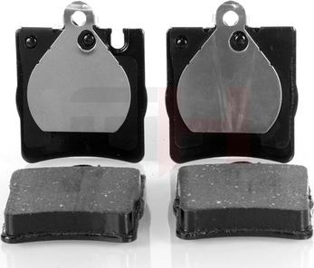 GH GH-412304 - Brake Pad Set, disc brake autospares.lv