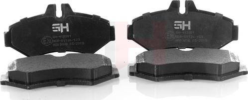 GH GH-412301 - Brake Pad Set, disc brake autospares.lv