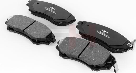 GH GH-412201 - Brake Pad Set, disc brake autospares.lv