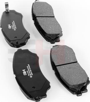 GH GH-412201 - Brake Pad Set, disc brake autospares.lv