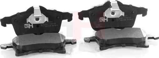 GH GH-412703 - Brake Pad Set, disc brake autospares.lv