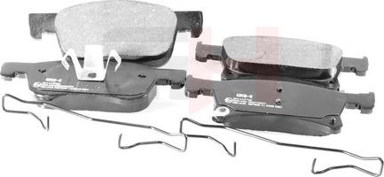 GH GH-412722 - Brake Pad Set, disc brake autospares.lv