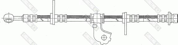 Girling 9004316 - Brake Hose autospares.lv