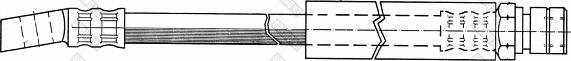 Girling 9004225 - Brake Hose autospares.lv