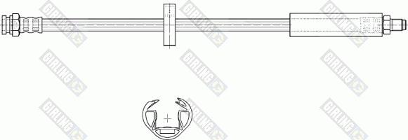 Girling 9002189 - Brake Hose autospares.lv