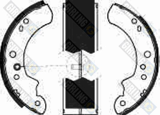 Girling 5162231 - Brake Shoe Set autospares.lv