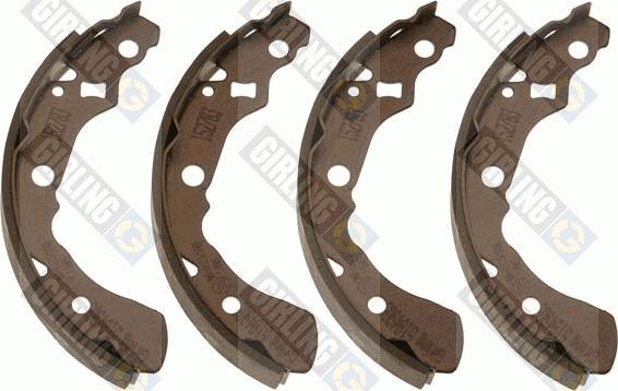 Girling 5184909 - Brake Shoe Set autospares.lv