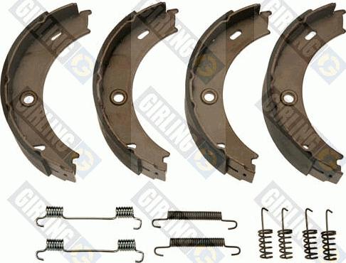 Girling 5184662 - Brake Shoe Set, parking brake autospares.lv