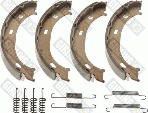 Girling 5184334 - Brake Shoe Set, parking brake autospares.lv