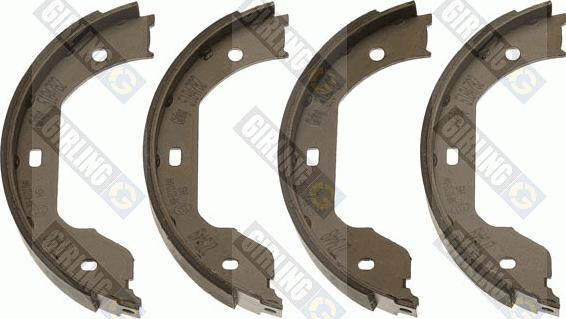 Girling 5184782 - Brake Shoe Set, parking brake autospares.lv