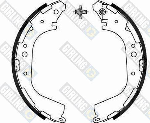 Girling 5185909 - Brake Shoe Set autospares.lv