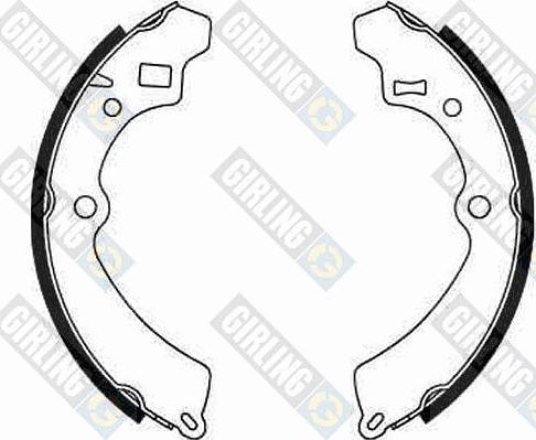 Girling 5185489 - Brake Shoe Set autospares.lv