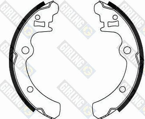 Girling 5185069 - Brake Shoe Set autospares.lv