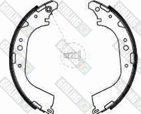 Girling 5185019 - Brake Shoe Set autospares.lv