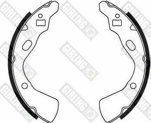 Girling 5185199 - Brake Shoe Set autospares.lv