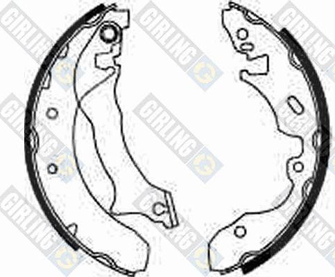 Girling 5185361 - Brake Shoe Set autospares.lv