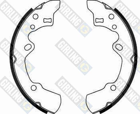 Girling 5185209 - Brake Shoe Set autospares.lv