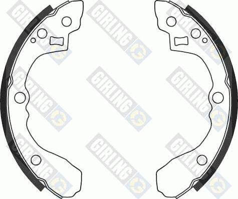 Girling 5186929 - Brake Shoe Set autospares.lv