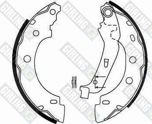 Girling 5186503 - Brake Shoe Set autospares.lv