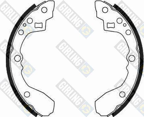 Girling 5186759 - Brake Shoe Set autospares.lv