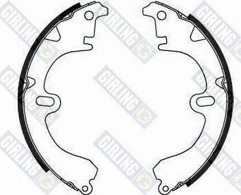 Girling 5181819 - Brake Shoe Set autospares.lv