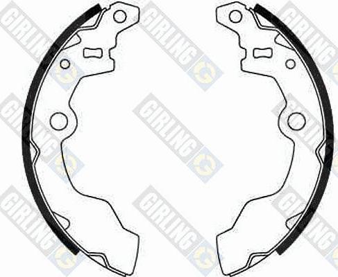 Girling 5183029 - Brake Shoe Set autospares.lv