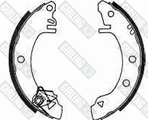 Girling 5183203 - Brake Shoe Set autospares.lv