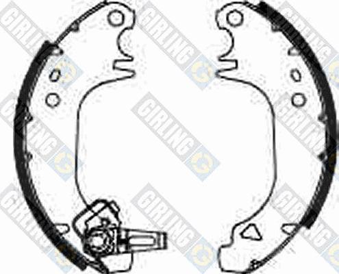 Girling 5183223 - Brake Shoe Set autospares.lv