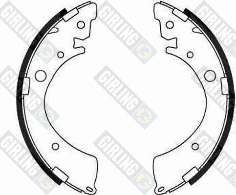 Girling 5182459 - Brake Shoe Set autospares.lv