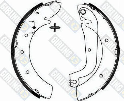 Girling 5182071 - Brake Shoe Set autospares.lv