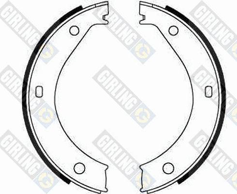 Girling 5182172 - Brake Shoe Set, parking brake autospares.lv