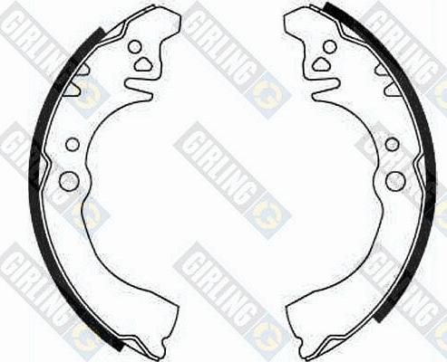 Girling 5182839 - Brake Shoe Set autospares.lv