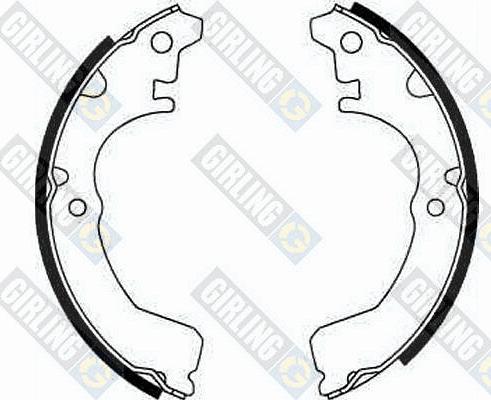 Girling 5182209 - Brake Shoe Set autospares.lv