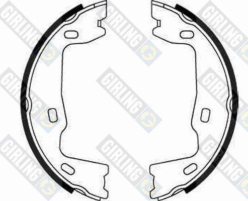 Girling 5182232 - Brake Shoe Set, parking brake autospares.lv