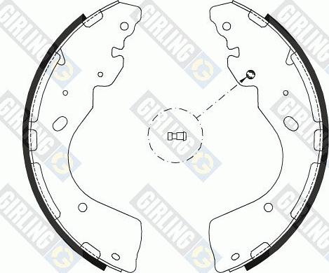 Girling 5187979 - Brake Shoe Set autospares.lv