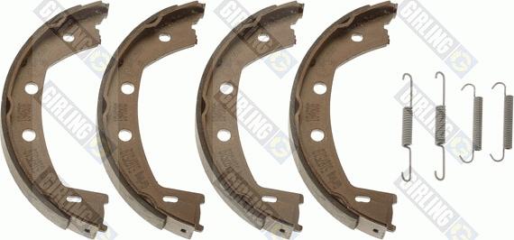 Girling 5187519 - Brake Shoe Set, parking brake autospares.lv