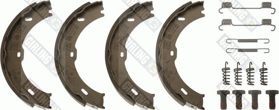 Girling 5187589 - Brake Shoe Set, parking brake autospares.lv