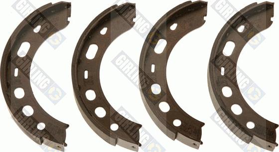 Girling 5187069 - Brake Shoe Set, parking brake autospares.lv