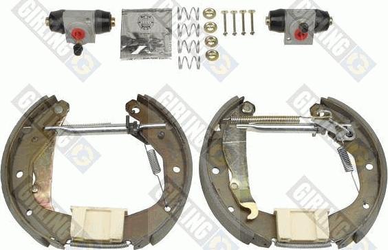 Girling 5316219 - Brake Shoe Set autospares.lv