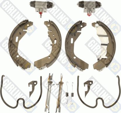 Girling 5326129 - Brake Shoe Set autospares.lv