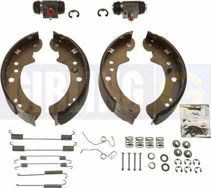 Girling 5216801 - Brake Shoe Set autospares.lv