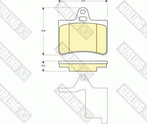 Girling 6411589 - Brake Set, disc brakes autospares.lv