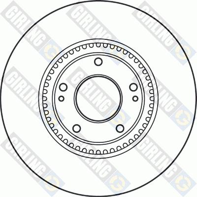 Girling 6049575 - Brake Disc autospares.lv