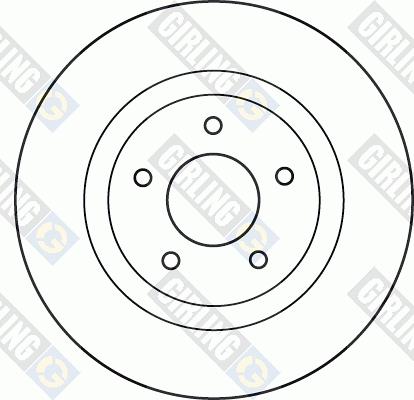 Girling 6049641 - Brake Disc autospares.lv